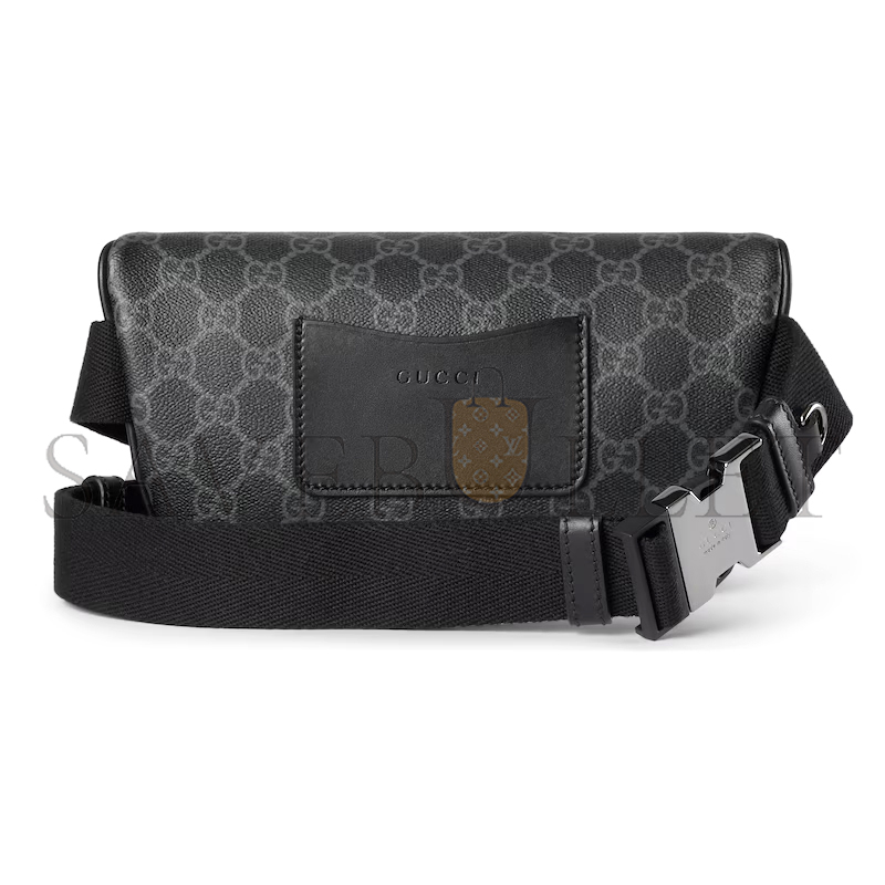 GUCCI GG EMBLEM SMALL BELT BAG 821165 (23*13*5.5cm) GUCCI GG EMBLEM SMALL BELT BAG 821165 (23*13*5.5cm)